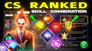 CS rank best character combination | Best character combination in free fire | CS rank combination