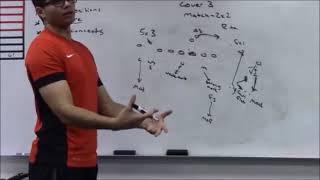 Oregon Defensive Assistant Dante Bartee - 3 Match Coverage (Saban Tree Scheme/Terminology)