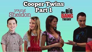 Young vs Adult twins Sheldon & Missy Cooper Part 1 | The Coopers