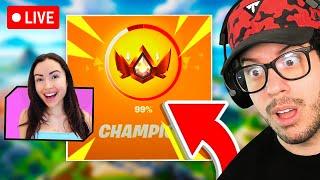 Getting UNREAL in Fortnite RANKED MODE!