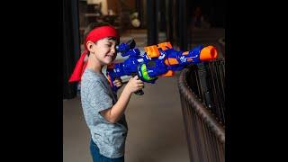 blaze storm zecong toys soft ball gun semi-automatic nerf blaster zc7090