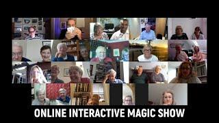 ZOOM ONLINE MAGIC SHOW | VIRTUAL MAGICIAN | VIRTUAL ENTERTAINMENT HIRE