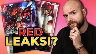 New RED LEAKS!? | Gundam Card Game