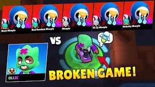 NEW OP BRAWLER OLLIE BROKEN ALL GAME  Brawl Stars 2024 Funny Moments, Fails, Wins ep.1599