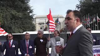 1.Raja Usman Kiyani President  UKPNP UK addressing Protest at UN Geneva