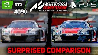 PS5 vs PC - Assetto Corsa Competizione - Surprised Comparison