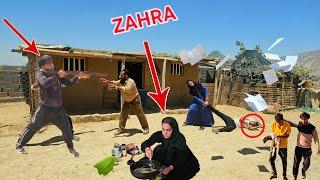  Hassan's family: mother and son collaboration,  Zhara ️, resilience and family struggle.
