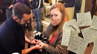 Coworker's Post-It Notes Lead To Romantic Proposal