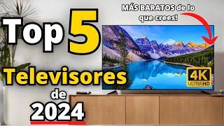 Los 5 Mejores TELEVISORES Smart TV 4K de 2024 [Calidad precio ]