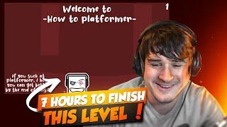 THIS LEVEL TOOK ME 7 HOURS TO FINISH! | "How to platformer" by thearmyants