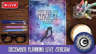 December Plan With Me Live Stream  Plan a Magical Year: 14-Month Undated Planner - Magical Crafting