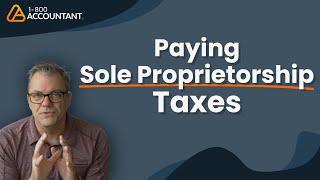 Making Sense of Sole Proprietorship Taxes - What You Need to Know