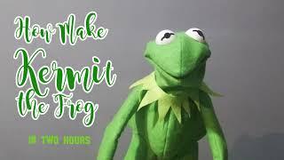 How to make kermit the Frog in two hours  آموزش ساخت عروسک کرمیت قورباغه در دوساعت