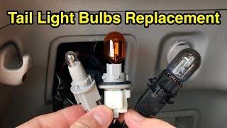 How to replace tail light bulbs on Toyota Highlander