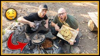 Geilstes Gulasch und bestes Bannock überhaupt! - Kochen Bushcraft Outdoor