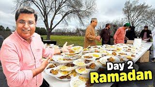 Day 2 of Ramadan in USA  Aaj Faizan e Madinah ki IFTAR aur best Dhood Pati Chai  