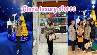 2024 LUXURY BAGS / HERMES KELLY + LOUIS VUITTON - ROLEX SHOPPING  and WINDOW SHOPPING AT GINZA TOKYO