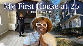 My First House at 25  | Empty House Tour | Clean w/ Me