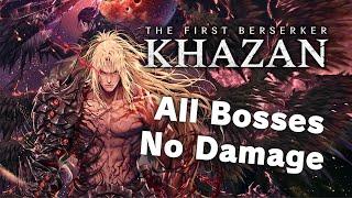 The First Berserker: Khazan - All Bosses No Damage Boss Fights & True Ending (Normal)