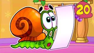 Супер УЛИТКА БОБ №20. Зимняя история. Часть 1. Мультик ИГРА Snail Bob 2 на канале Хвостик ТВ