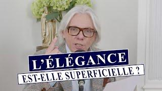 L'élégance est-elle superficielle ?