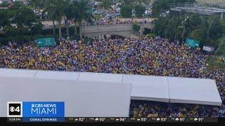 Hundreds of fans breach security before COPA America final, delaying start