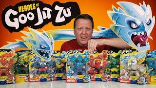 11 Heroes of Goo Jit Zu Including the Ultra Rare “Hydra” Adventure Fun Toy review by Dad!