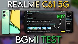 REALME C61 BGMI/PUBG TEST| REALME C61 GYROSCOPE, GRAPHICS TEST| UNISOC T612 PROCESSOR 