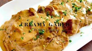 Creamy Garlic Pork Chops