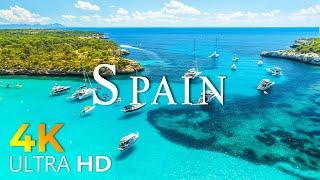 12 HOURS DRONE FILM: " SPAIN in 4K " + Relaxation Film 4K ( beautiful places in the world 4k )