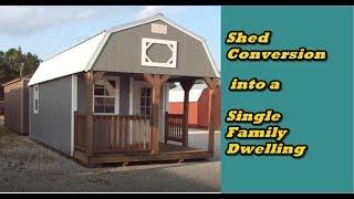 Before you Spend Money on a SHED, Watch This | Shed Conversion | Building Codes