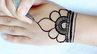 Easy Henna Design For Eid || Arabic Henna Design || Mehndi Design for Beginners