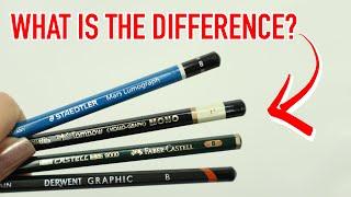 WHAT ARE THE BEST GRAPHITE PENCILS FOR DRAWING? Most popular brands comparison