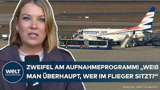 MIGRATION: Afghanen über Aufnahmeprogramm eingeflogen! Nun gibt es aber Zweifel am Auswahlprozess