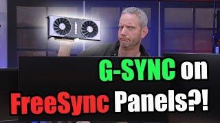 Freesync panels with NVIDIA G-Sync turned ON