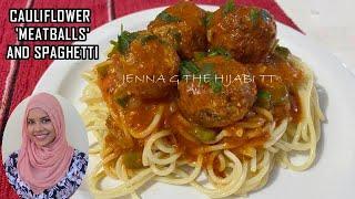 Delicious VEGETARIAN Cauliflower 'Meatballs' and Spaghetti Recipe | Home Cooked by Jenna G