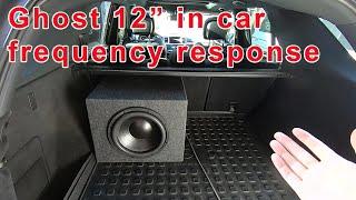 EMF Audio Ghost 12" prototype IN CAR frequency response test