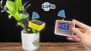 Building a wireless soil moisture and temperature monitoring station RYLR998 LoRa