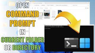How to Open the Command Prompt in a Specific or Current Directory From File Explorer in Windows