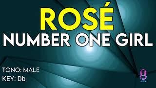 ROSÉ - Number One Girl - Karaoke Instrumental - Male