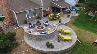 BEST! 100+ PATIO DESIGNS WITH STONE EDGING IDEAS | BAKYARD PATIO GARDEN LANDSCAPING WITH ROCK EDGING