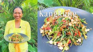 Plecing Kangkung, Morning glory with Chili Sambal