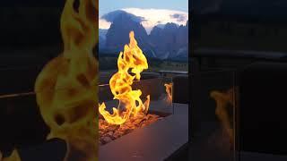 Moody evening at Adler Lodge Alpe Resort | Dolomites, Italy  (ASMR Travel) #shorts