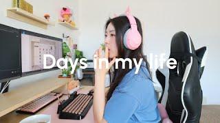 Days in my life | UI Design, new desk setup, & staying creative