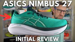 ASICS GEL NIMBUS 27 - EVEN MORE CUSHION FROM THIS MAX STACKED MIDSOLE CRUISER - EDDBUD