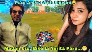 Paru Angry With Shivani/Madan & Shivani Bike Ride/Madan Op