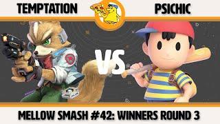 Mellow Mushroom SSBU #42 - Temptation (Fox) vs Psichic (Ness) Smash Ultimate Winners Round 3