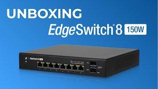 Unboxing EdgeSwitch ES-8-150W PoE e Alimentado por Baterias