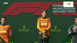 British National Anthem In Hungary GP Podium 2024!