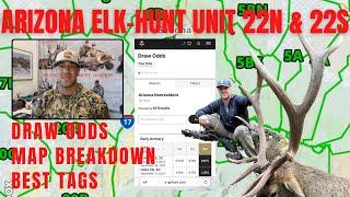 Arizona Unit 22N & 22S | Elk Hunting Complete Breakdown | Hunting Spots + Bonus Point Draw Odds
